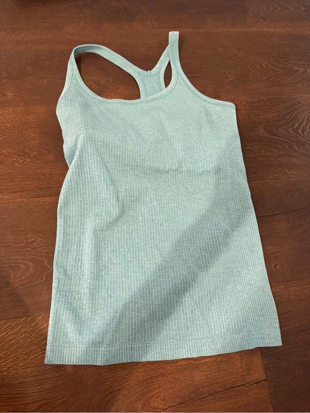 lululemon athletica Ribbed Racerback Tank - Light Aqua